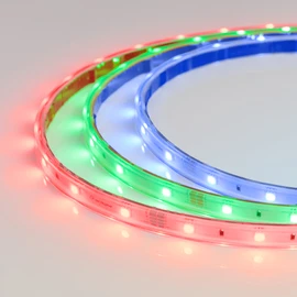 Фото #1 товара Светодиодная лента герметичная RTW-PS-B30-13mm 24V RGB (7.2 W/m, IP67, 5060, 5m) (Arlight, 7.2 Вт/м, IP67)