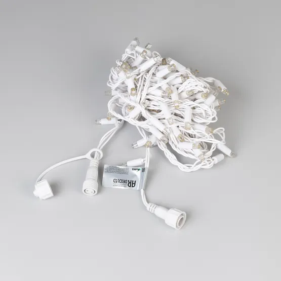 Фото #1 товара Светодиодная гирлянда ARD-STRING-CLASSIC-10000-WHITE-100LED-FLASH WARM (230V, 7W) (Ardecoled, IP65)