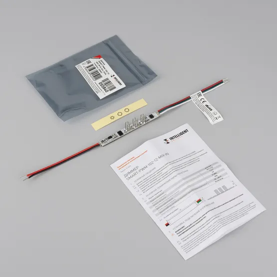 Фото #4 товара INTELLIGENT ARLIGHT Диммер SMART-PWM-102-12-MIX-IN (5-24V, 2x2A, 3-button, SENS) (IARL, Контроллер)