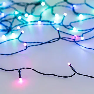 Фото #1 товара Светодиодная гирлянда Нить Смарт ARD-MOOD-CLASSIC-19650-CLEAR-132LED RGB (230V, 5.8W, Tuya Wi-Fi) (Ardecoled, IP65)