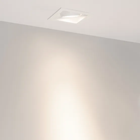 Фото #2 товара Светильник MS-VORTEX-BUILT-S117x117-20W Day4000 (WH-WH, 20 deg, 230V) (Arlight, IP20 Металл, 5 лет)