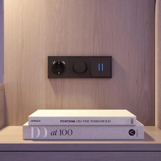 Фото #4 товара Механизм розетки с USB зарядкой SCT-NOBE-MUAA-SFPL-BK (230V, 16A) (Arlight, Черный оникс)