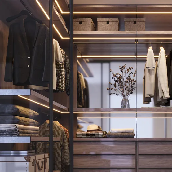 Фото #7 товара Набор для светодиодной подсветки ARL-KIT-SLIM-FC 24V Day4000 (14 W/m, IP20, 2m) (Arlight, Алюминий+пластик)