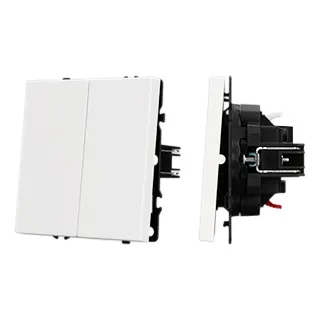 Фото товара ARL NOBE Выключатель перекрёстный 2 кл софт-тач белый кварц SWT-MKX2-SFPL-WH (250V, 10A) (Arlight, -)