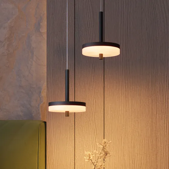 Фото #3 товара Светильник SP-MENTA-R165-12W Warm2700 (BK, 130 deg, 230V) (Arlight, IP20 Мрамор, 5 лет)