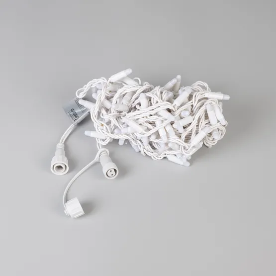 Фото #2 товара Светодиодная гирлянда ARD-STRING-CLASSIC-10000-WHITE-100LED-MILK-FLASH Warm (230V, 7W) (Ardecoled, IP65)