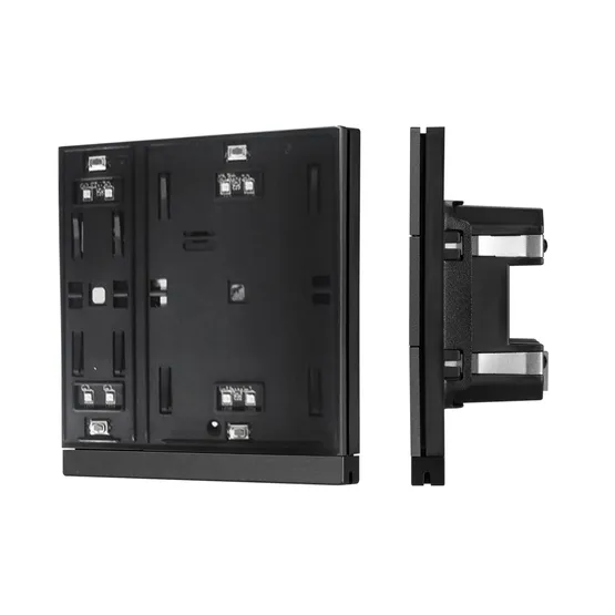 Фото товара INTELLIGENT ARLIGHT Механизм панели KNX-302-22-IN Black (Bus) (IARL, IP20 Пластик, 2 года)