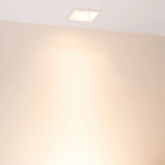 Фото #5 товара Светильник MS-FLOW-BUILT-S85x85-6W Warm3000 (WH, 15 deg, 230V) (Arlight, IP20 Металл, 5 лет)