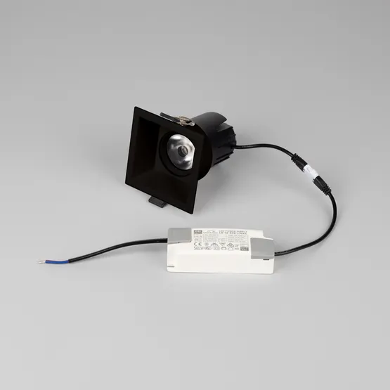 Фото #3 товара Светильник MS-FLOW-BUILT-S85x85-12W Day4000 (BK, 55 deg, 230V) (Arlight, IP20 Металл, 5 лет)