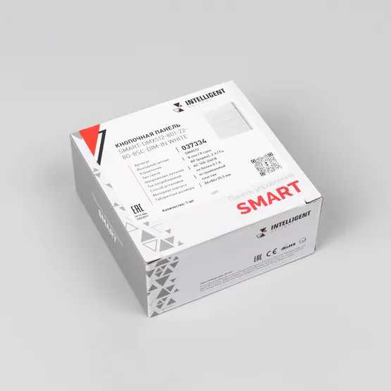 Фото #4 товара INTELLIGENT ARLIGHT Кнопочная панель SMART-DMX512-801-22-8G-8SC-DIM-IN White (230V, 2.4G) (IARL, IP20 Пластик, 5 лет)