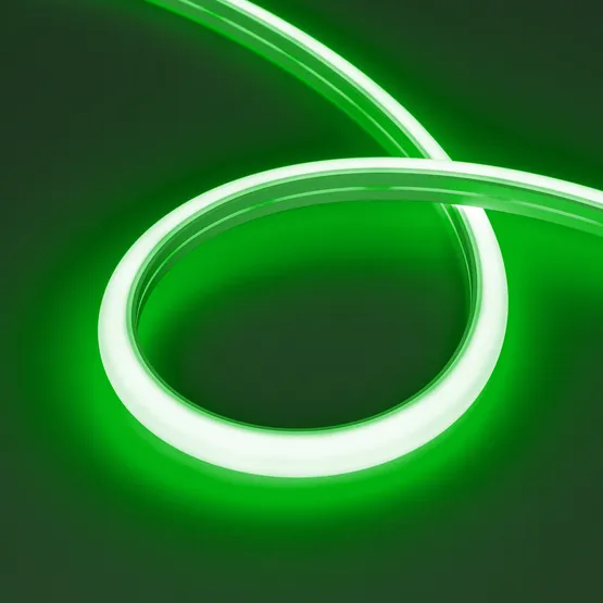 Фото #5 товара Светодиодная лента герметичная MOONLIGHT-TOP-G120-16x15mm 24V RGB (12 W/m, IP67, 5m, wire x2) (Arlight, Вывод боковой, 3 года)