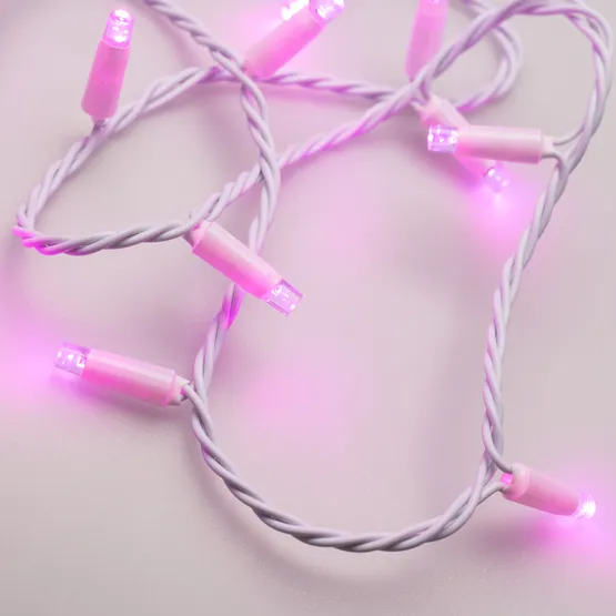 Фото #3 товара Светодиодная гирлянда ARD-STRING-CLASSIC-10000-WHITE-100LED-STD PINK (230V, 7W) (Ardecoled, IP65)