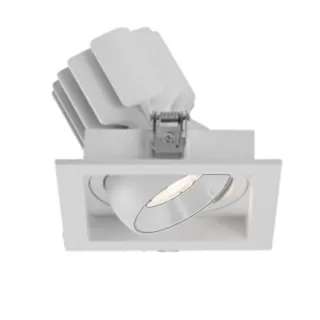Фото #1 товара Светильник MS-VORTEX-BUILT-S140x140-30W Warm3000 (WH-WH, 30 deg, 230V) (Arlight, IP20 Металл, 5 лет)