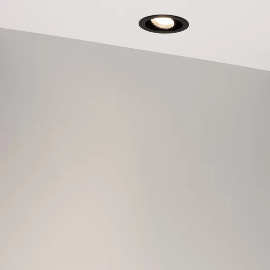 Фото #4 товара Светильник MS-VORTEX-BUILT-R90-12W Day4000 (BK-BK, 40 deg, 230V) (Arlight, IP20 Металл, 5 лет)