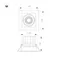 Минифото #2 товара Светильник MS-VORTEX-BUILT-S140x140-30W Warm3000 (WH-WH, 30 deg, 230V) (Arlight, IP20 Металл, 5 лет)