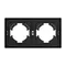 Минифото #2 товара Рамка пластиковая FRM-TENDO-PL-2-BK (Arlight, -)