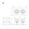 Минифото #2 товара Светильник MS-VORTEX-BUILT-S250x140-2x30W Warm3000 (BK-BK, 30 deg, 230V) (Arlight, IP20 Металл, 5 лет)